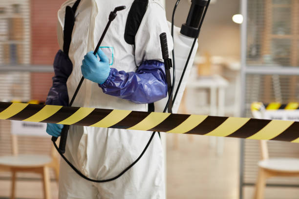 Professional Sewage Cleanup technician working in Elmer, NJ
